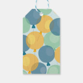 Étiquettes de remerciement avec ballon mignon (Dos)