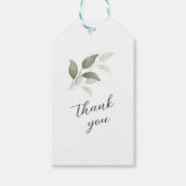 Étiquettes de remerciement de mariage à l'aquarell (Devant)