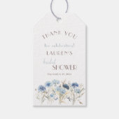 Étiquettes de remerciement de mariage Fleur de Hor (Devant)