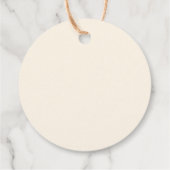 Étiquettes de remerciement Fleur sauvage aquarelle (Dos)