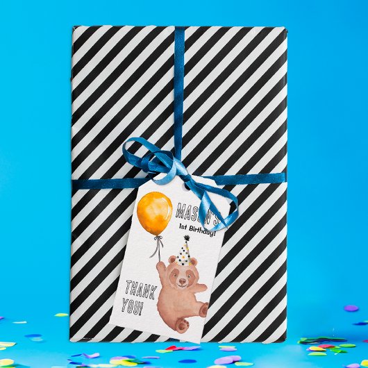 Étiquettes de remerciement pour anniversaire de ou