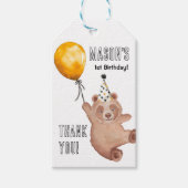 Étiquettes de remerciement pour anniversaire de ou (Devant)