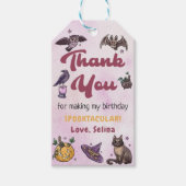 Étiquettes de remerciement pour anniversaire d'Hal (Devant)