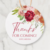 Étiquettes de remerciement pour Baby Shower de mar (Devant)