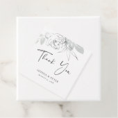 Étiquettes de remerciement pour illustration botan (En situation)