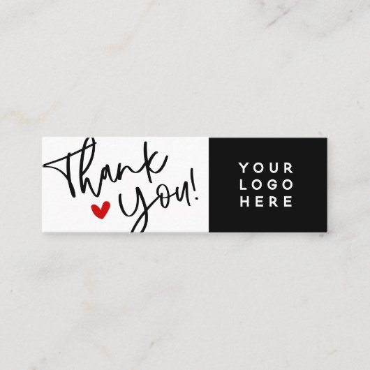 Étiquettes de remerciement pour produits d'artisan (Devant)