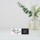 Étiquettes de remerciement pour produits d'artisan (Debout devant)