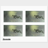 Étiquettes de rennes (Feuille)