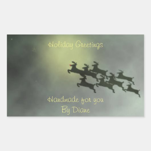 Étiquettes de rennes (Devant)