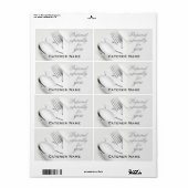 Étiquettes de restauration classique (Feuille entière)