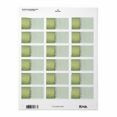 Étiquettes de retour de feuilles de Noël - (Feuille entière)