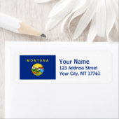 Étiquettes de retour de l'indicateur Montana (En situation)