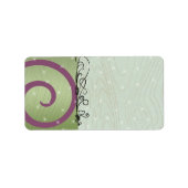 Étiquettes de retour de Noël - (Devant)