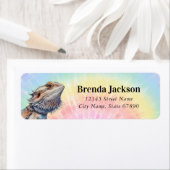 Étiquettes de retour Dragon Lizard (En situation)