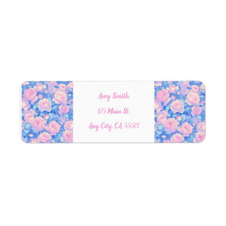 Étiquettes de retour floral Pastel Lofi