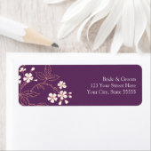 Étiquettes de retour personnalisée du Mariage de c (En situation)