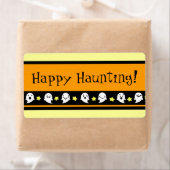 Étiquettes de sacs de traitement Halloween personn (En situation)