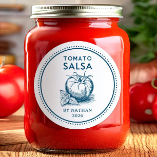 Étiquettes de sauce tomate sur mesure