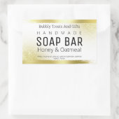 Étiquettes de savon faits main Parties scintillant (Sac)