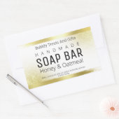 Étiquettes de savon faits main Parties scintillant (Enveloppe)