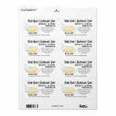 Étiquettes de savon rétro naturel noir et blanc Mo (Feuille entière)