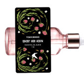 Étiquettes de série d'illustrations botaniques per