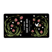 Étiquettes de série d'illustrations botaniques per (Devant)