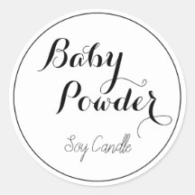 Étiquettes de Soy Candle