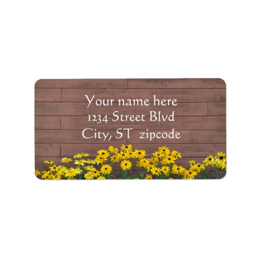 étiquettes de susie aux yeux noirs (Devant)