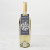 Étiquettes de suspension de bouteille d'ornements  (Sur bouteille)