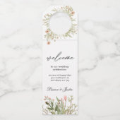 Étiquettes de suspension de bouteille florale de l (Devant)