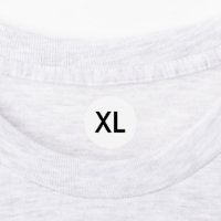 Étiquettes de taille XL pour vêtements et habillem