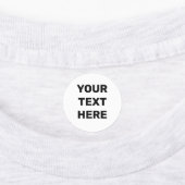 étiquettes de texte simples minimalistes blanches (Apposé)