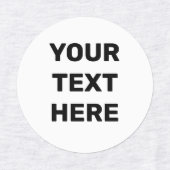 étiquettes de texte simples minimalistes blanches (Design 2)