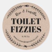 Étiquettes de toilette Fizzy (Devant)