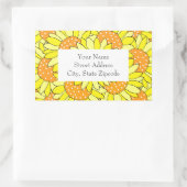 Étiquettes de tournesols Jaune Orange (Sac)