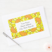 Étiquettes de tournesols Jaune Orange (Enveloppe)