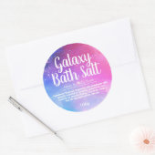 Étiquettes de trempage de sel de bain Galaxy (Enveloppe)