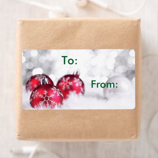 Étiquettes de vacances (En situation)