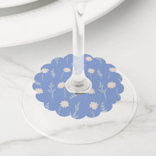 Étiquettes de verre à vin Décoration de fête Étiqu