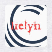 Étiquettes de vêtements en fer (Design 2)