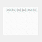 Étiquettes de vêtements personnalisés (Feuille)