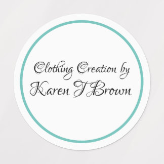 Étiquettes de vêtements personnalisés