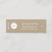 Étiquettes de vêtements Petite entreprise Champagn (Devant)