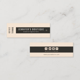 Étiquettes de vêtements Petite entreprise Dark Bro
