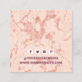 Étiquettes de vêtements Petite entreprise Élégant  (Dos)