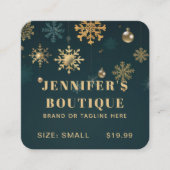 Étiquettes de vêtements Petite entreprise Flacon d (Devant)