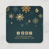 Étiquettes de vêtements Petite entreprise Flacon d (Dos)