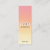 Étiquettes de vêtements Petite entreprise Luxe Pri (Dos)