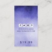 Étiquettes de vêtements Petite entreprise Luxe Pri (Dos)